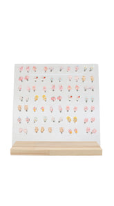 3 - مجموعة أقراط أطفال كليب جميلة (60 حرف)